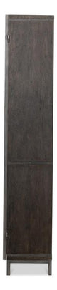 Cabinet of Curiosities Grey A Gem Of A Handle Display Cabinet Left - Ornate Home