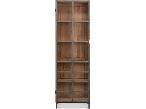 Cabinet of Curiosities Grey A Gem Of A Handle Display Cabinet Left - Ornate Home