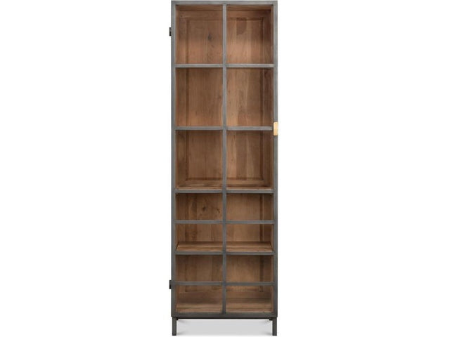 Cabinet of Curiosities Grey A Gem Of A Handle Display Cabinet Left - Ornate Home