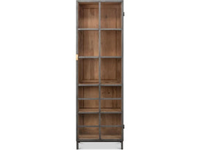 Cabinet of Curiosities Grey A Gem Of A Handle Display Cabinet Right - Ornate Home
