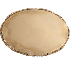 Cable Chain Silver Mirrored Tray - Ornate Home