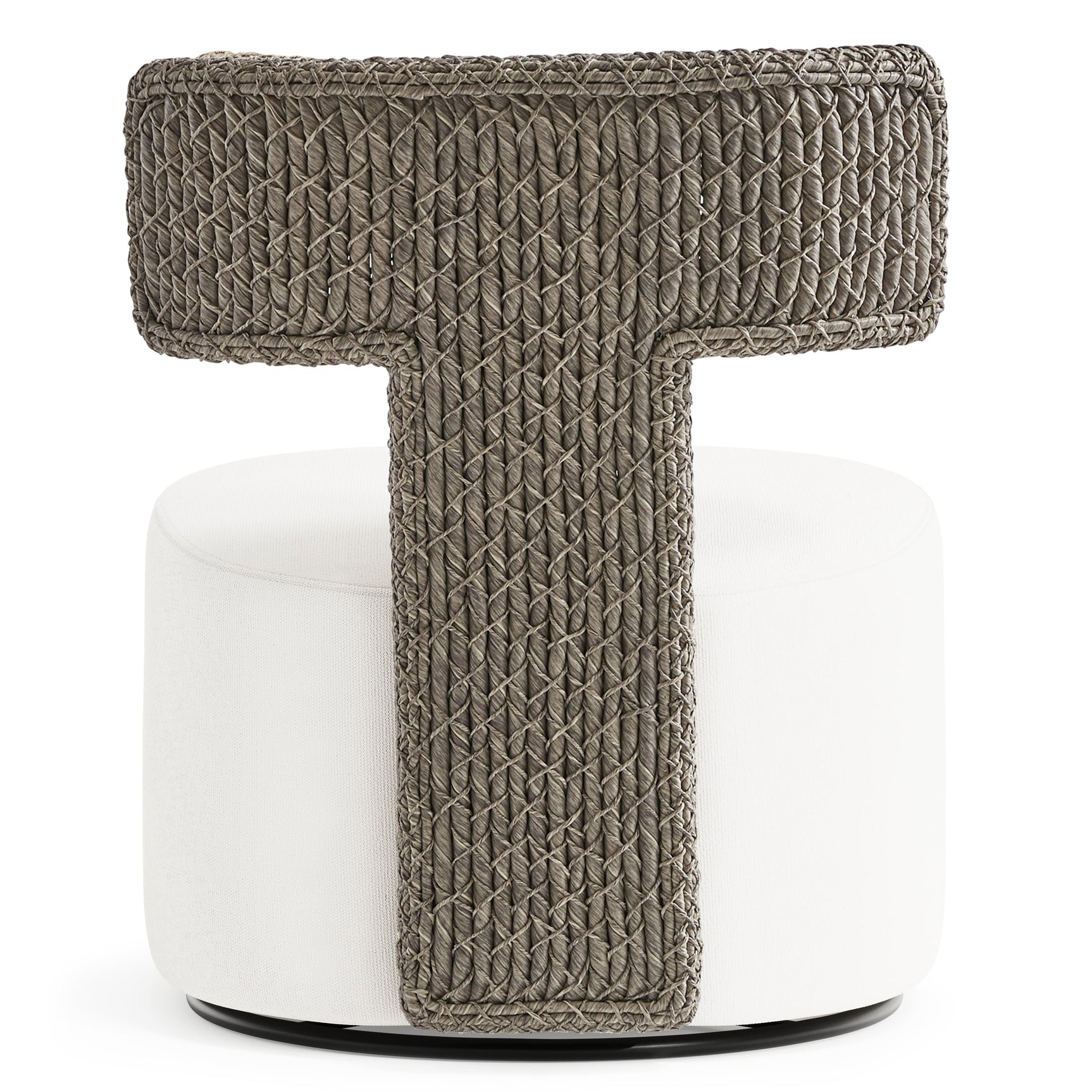 Cabo Gray Outdoor Swivel Chair
