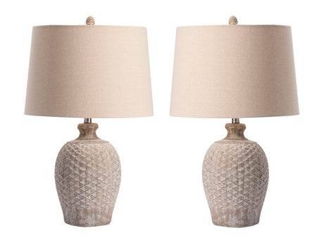 Cabos Natural Table Lamp (Set of 2) - Ornate Home