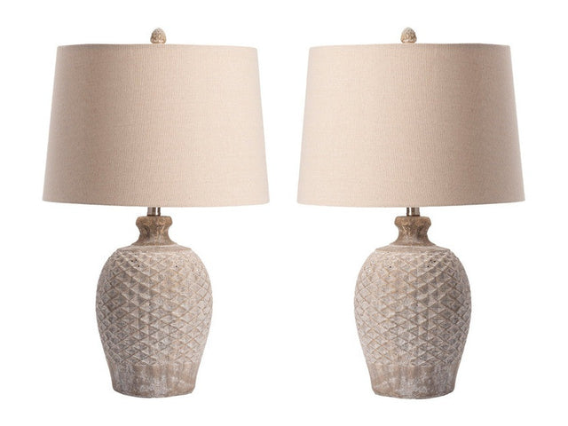 Cabos Natural Table Lamp (Set of 2) - Ornate Home