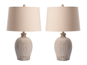 Cabos Natural Table Lamp (Set of 2) - Ornate Home