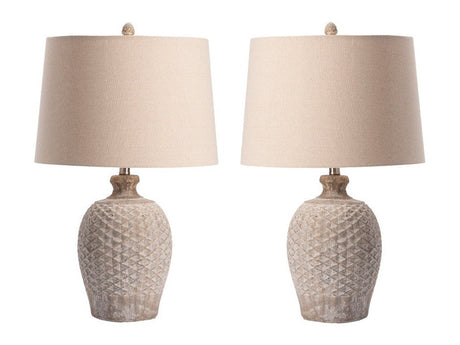 Cabos Natural Table Lamp (Set of 2) - Ornate Home