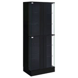 Cabra Black High Gloss Curio Cabinet - Ornate Home