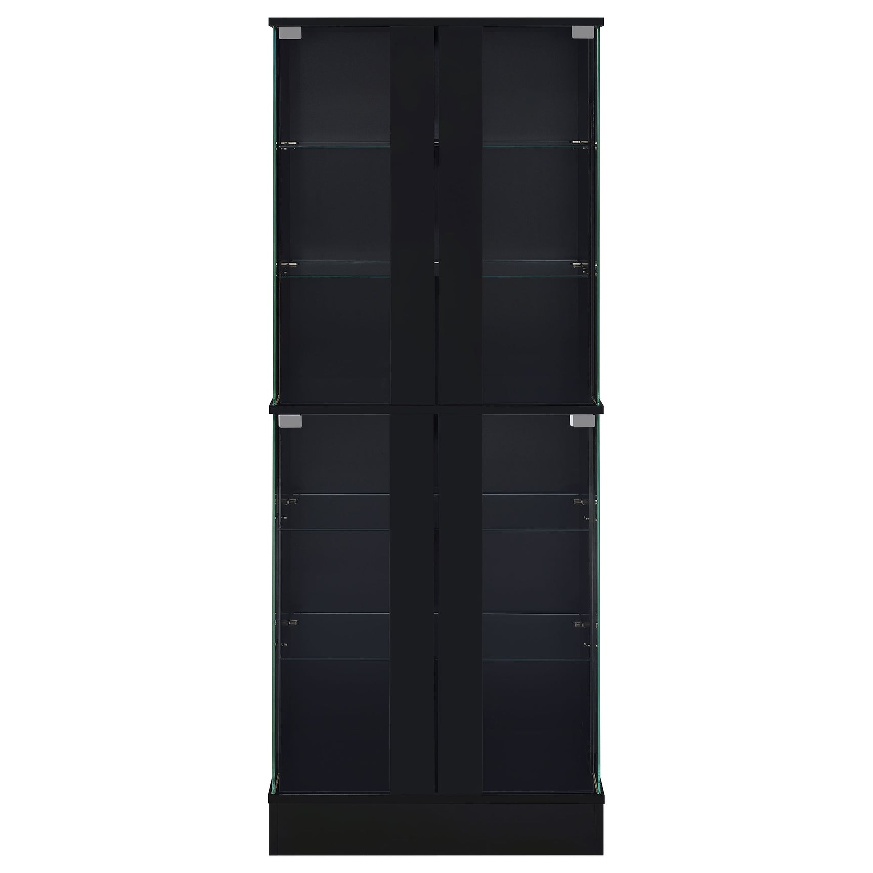 Cabra Black High Gloss Curio Cabinet - Ornate Home