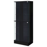 Cabra Black High Gloss Curio Cabinet - Ornate Home