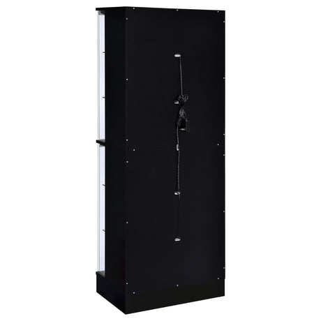 Cabra Black High Gloss Curio Cabinet - Ornate Home