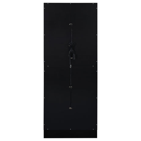 Cabra Black High Gloss Curio Cabinet - Ornate Home
