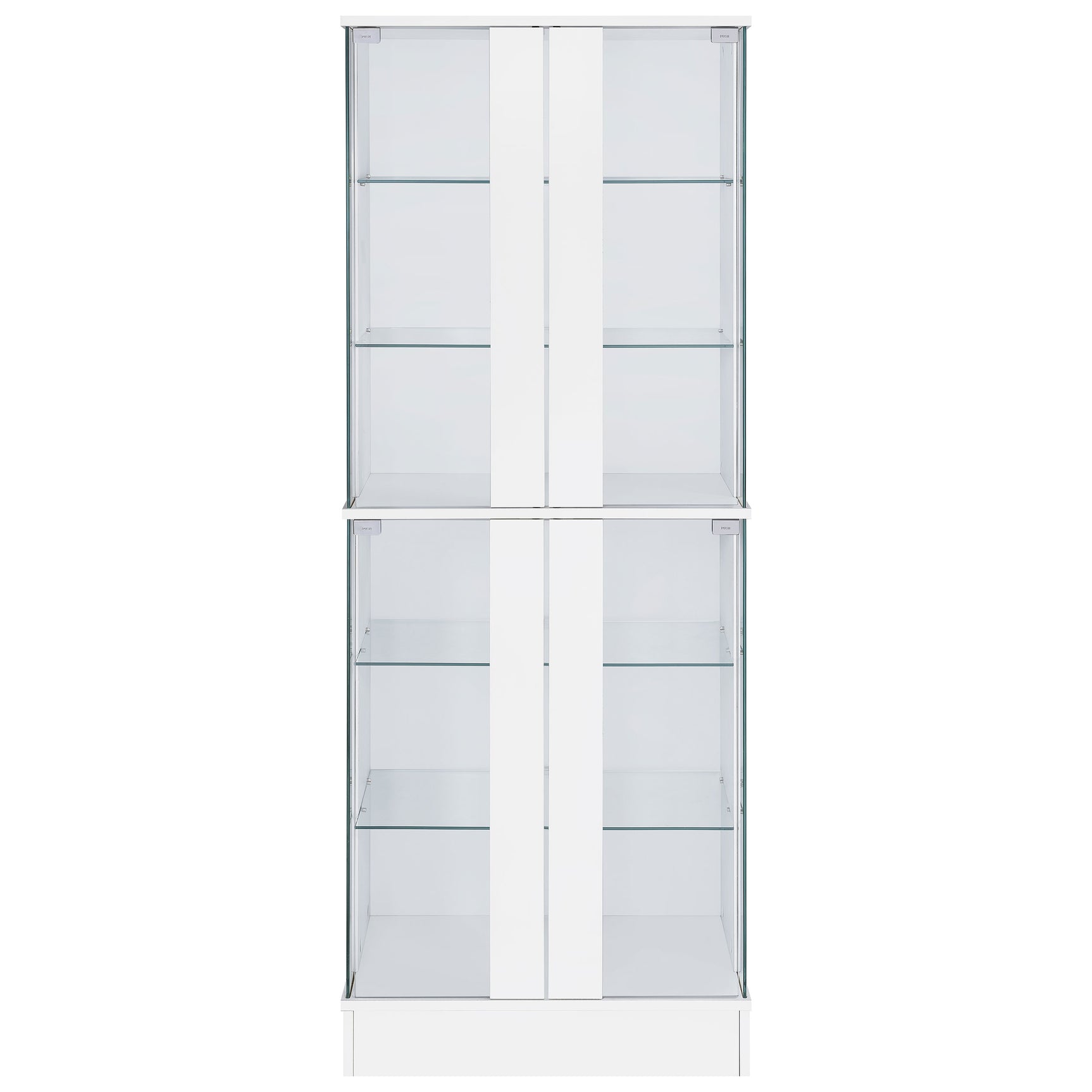 Cabra White High Gloss Curio Cabinet - Ornate Home