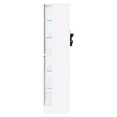 Cabra White High Gloss Curio Cabinet - Ornate Home
