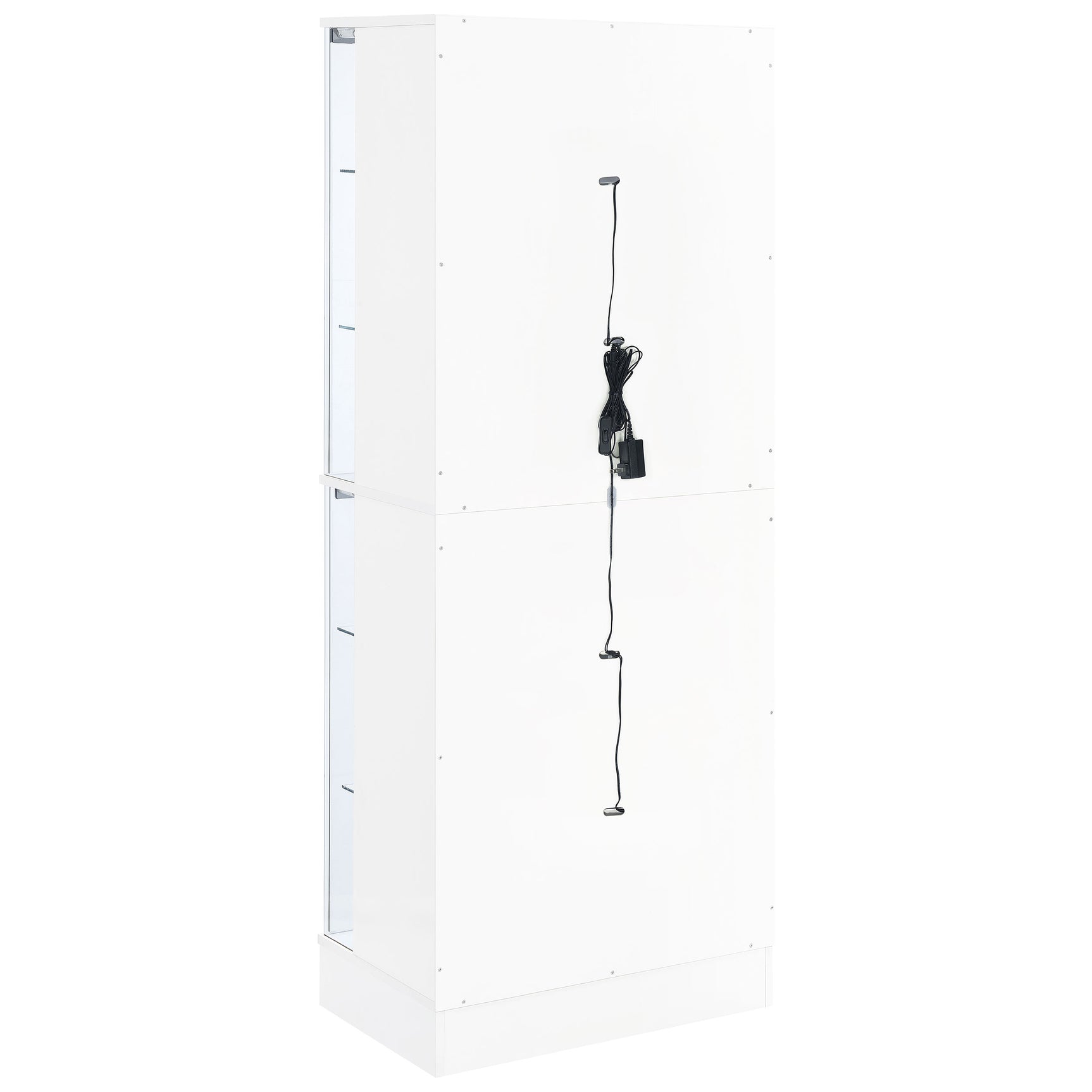 Cabra White High Gloss Curio Cabinet - Ornate Home