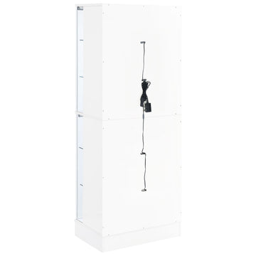 Cabra White High Gloss Curio Cabinet - Ornate Home