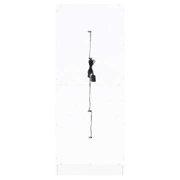 Cabra White High Gloss Curio Cabinet - Ornate Home