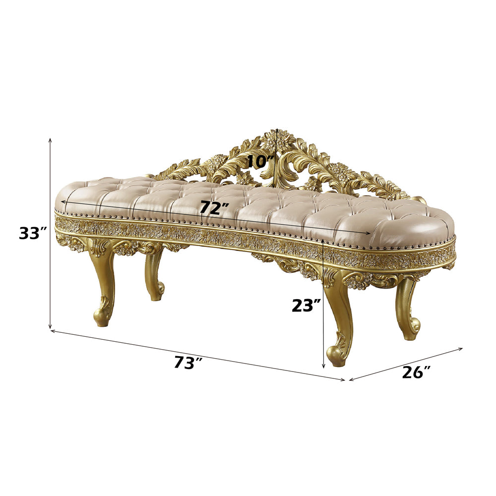 Cabriole Bench - Ornate Home