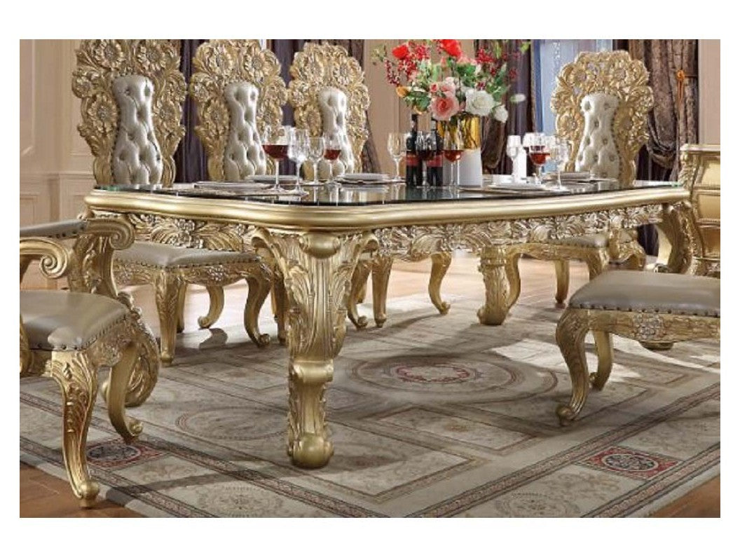 ACME West Cabriole Dining Table - Thumbnail 4