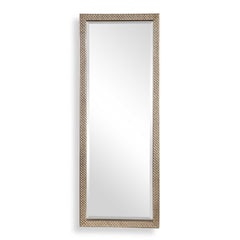 Cacelia Metallic Silver Mirror - Ornate Home