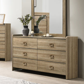 Cadden Dusty Oak Mirror - Ornate Home