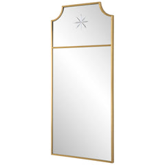 Caddington Brass Tall Mirror - Ornate Home