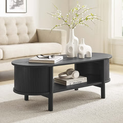 Cadence Black Coffee Table - Ornate Home