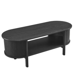 Cadence Black Coffee Table - Ornate Home