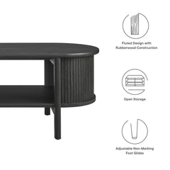 Cadence Black Coffee Table - Ornate Home