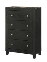 Cadence Black/Gold Bedroom Set - Ornate Home