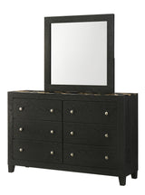 Cadence Black/Gold Dresser & Mirror - Ornate Home
