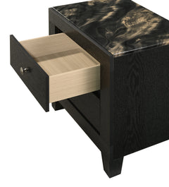 Cadence Black/Gold Bedroom Set - Ornate Home