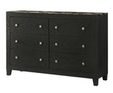 Cadence Black/Gold Bedroom Set - Ornate Home