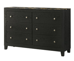 Cadence Black/Gold Bedroom Set - Ornate Home