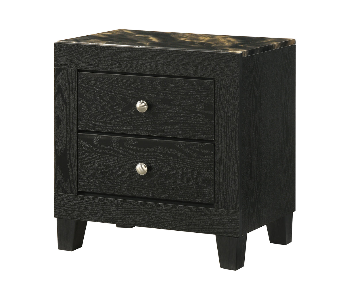 Cadence Black/Gold Bedroom Set - Ornate Home
