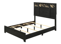 Cadence Black/Gold Bedroom Set - Ornate Home