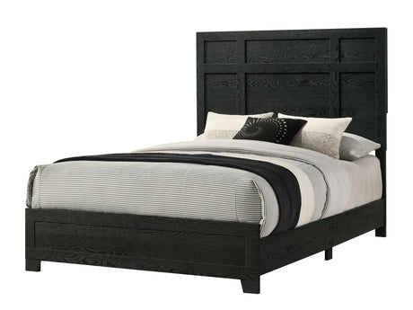 Cadence Black King Bed In One Box - Ornate Home