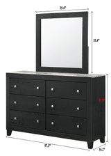 Cadence Black LED Panel Bedroom Set - Ornate Home