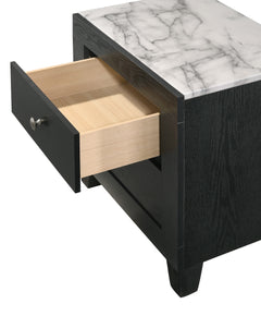 Cadence Black LED Panel Bedroom Set - Ornate Home