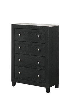 Cadence Black LED Panel Bedroom Set - Ornate Home