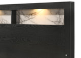Cadence Black LED Panel Bedroom Set - Ornate Home