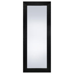 Cadence Black Oak Tempered Glass Full Length Standing Mirror - Ornate Home