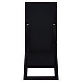 Cadence Black Oak Tempered Glass Full Length Standing Mirror - Ornate Home