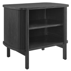 Cadence Black Open Nightstand - Ornate Home
