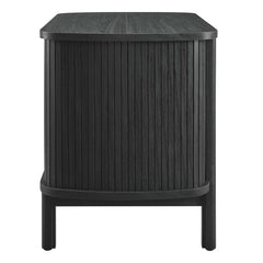 Cadence Black Open Nightstand - Ornate Home