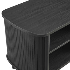 Cadence Black Open Nightstand - Ornate Home