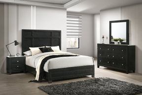 Cadence Black Panel Bedroom Set - Ornate Home
