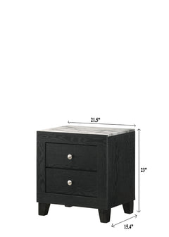 Cadence Black Panel Bedroom Set - Ornate Home