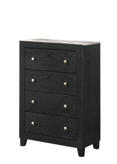 Cadence Black Panel Bedroom Set - Ornate Home
