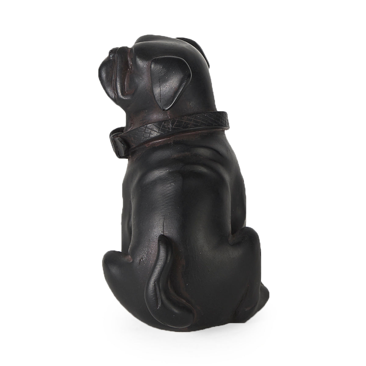 Cadence Black Resin Pug Dog - Ornate Home