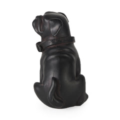 Cadence Black Resin Pug Dog - Ornate Home
